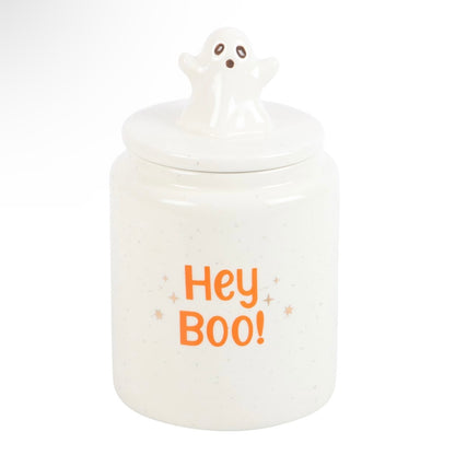 HEY BOO Ghostie Storage Jar