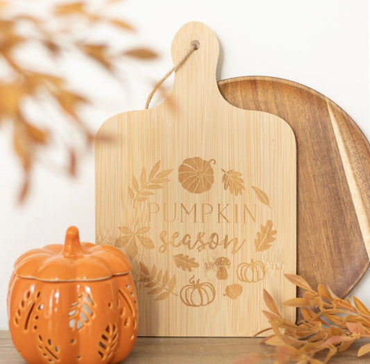 Pumpkin Bamboo Serving Board