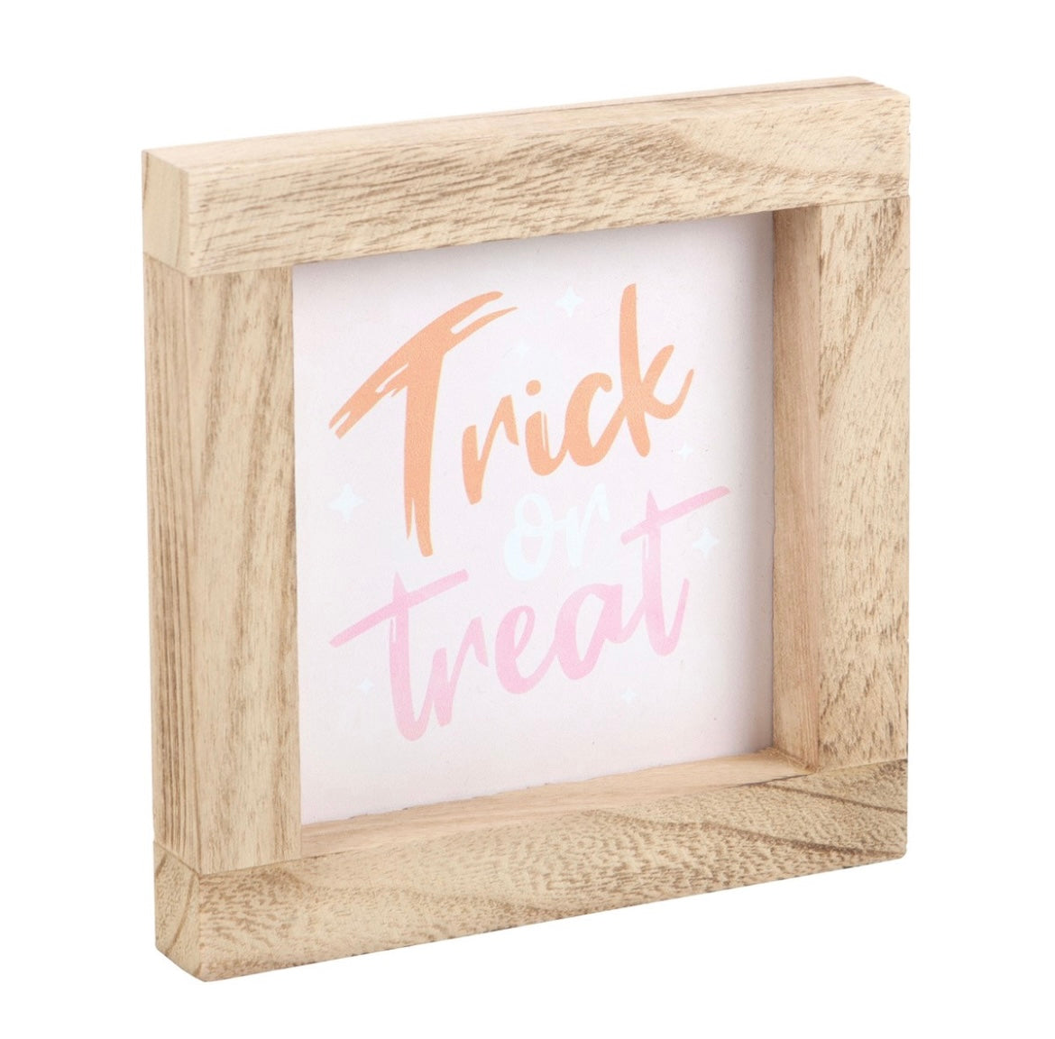 Trick or Treat Wooden Sign