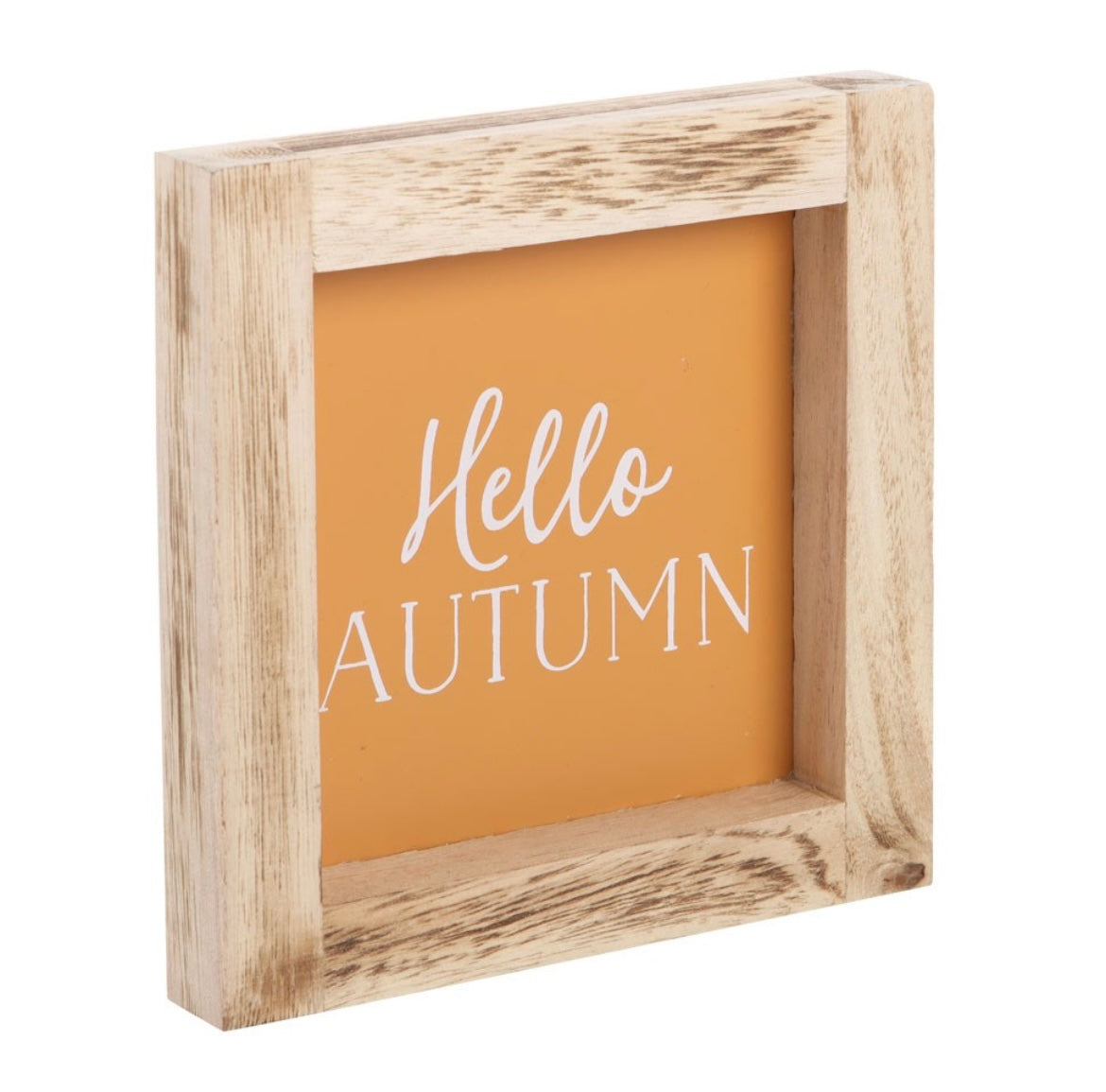 ‘Hello Autumn’ Wooden Frame Sign