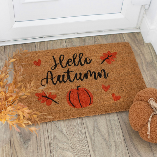 Hello Autumn- Doormat.